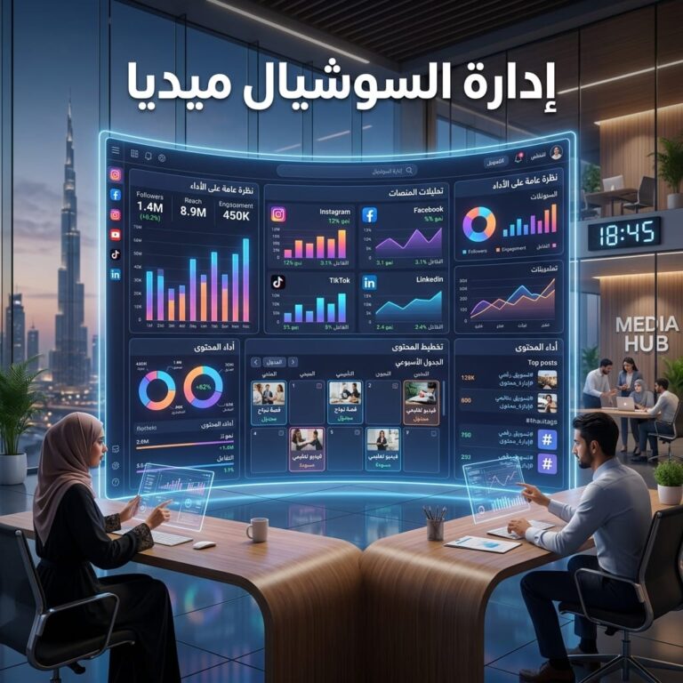 إدارة صفحات السوشيال ميديا